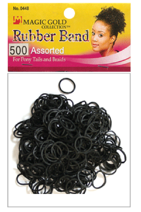 Magic Gold Elastic Ponytailers Black - Beautiful Black Hair
