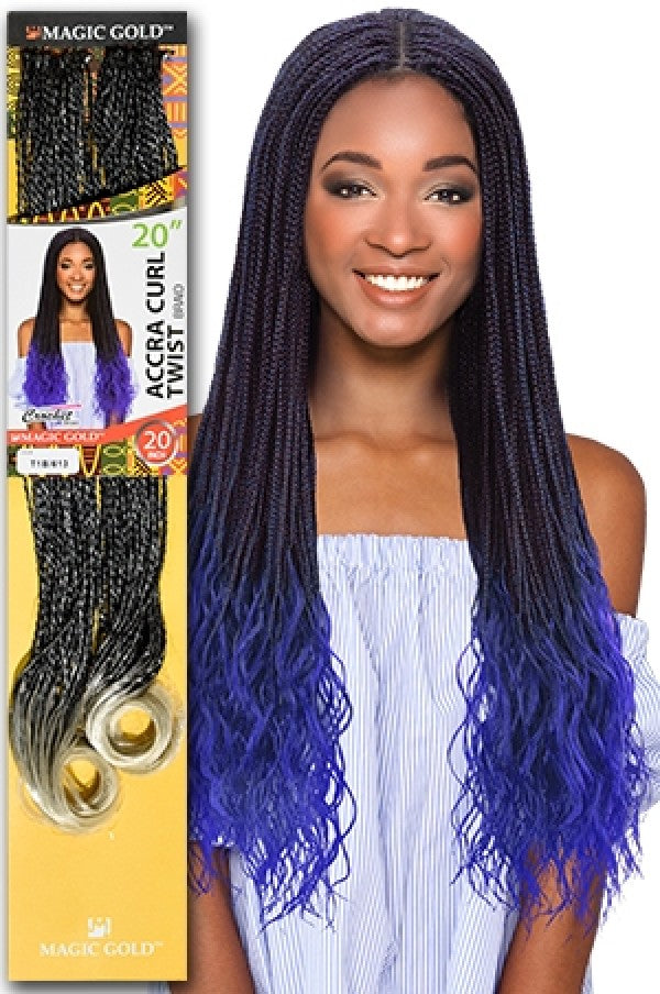 Magic Gold Accra Curl Twist Braid 20"