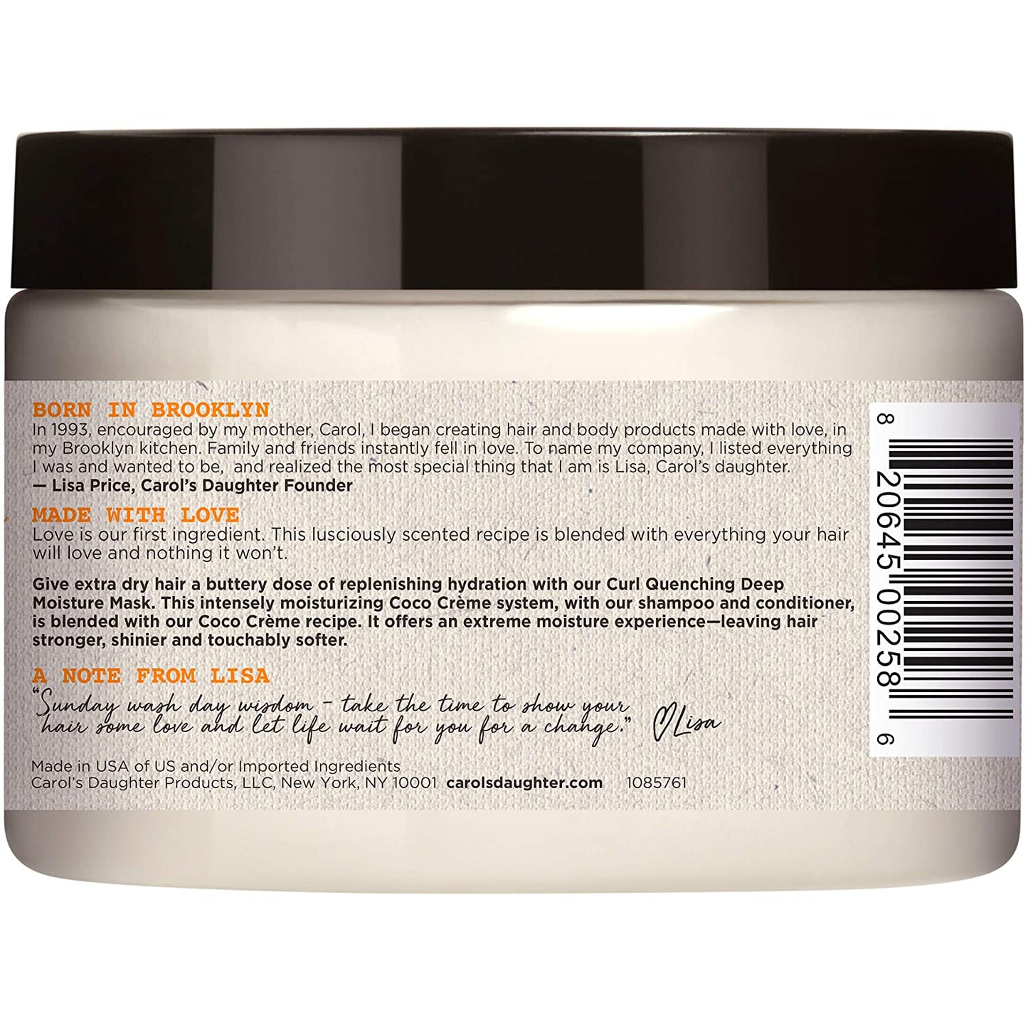 Carol's Daughter Coco Creme Velvet Cream Hair Mask
