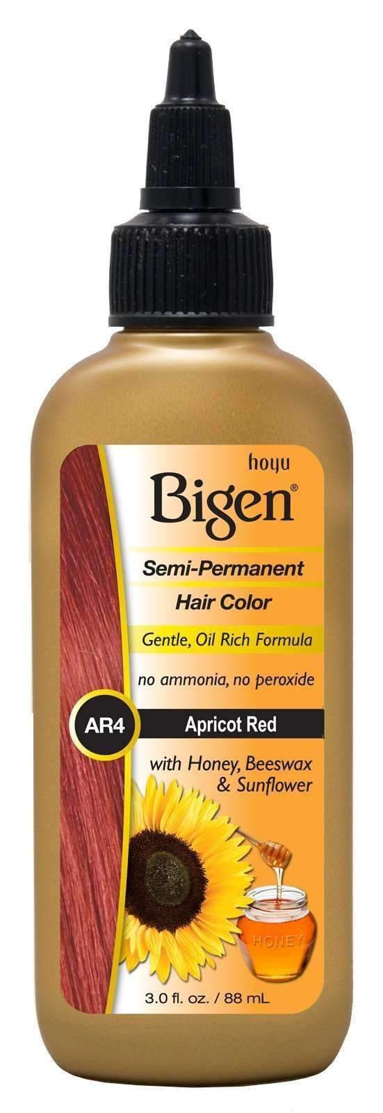 Bigen Semi Permanent Hair Color - AR4 Apricot Red - Beautiful Black Hair