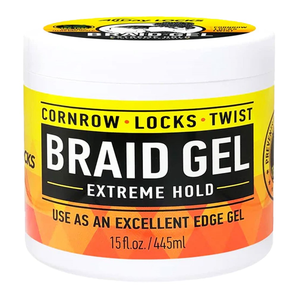 AllDay Lock Braid Gel - Extreme Hold 15oz