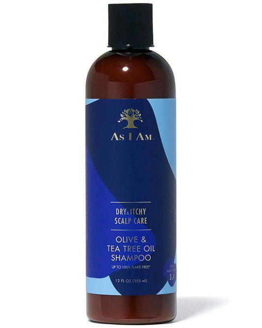 As I Am Dry & Itchy Scalp Care Olive & Tea Tree Oil Shampoo - Beautiful Black Hair