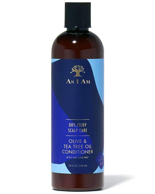 As I Am Dry & Itchy Scalp Care Olive & Tea Tree Oil Conditioner - Beautiful Black Hair