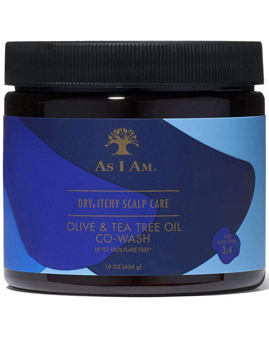 As I Am Dry & Itchy Scalp Care Olive & Tea Tree Oil CoWash - Beautiful Black Hair