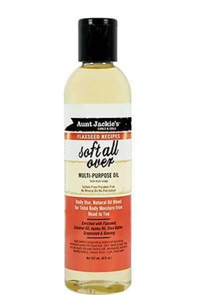 Aunt Jackie's Flaxseed Recipes "Soft All Over" Multi Purpose Oil - Beautiful Black Hair