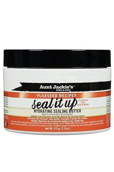 Aunt Jackie's Flaxseed Recipes "Seal It Up" Hydrating Sealing Butter - Beautiful Black Hair