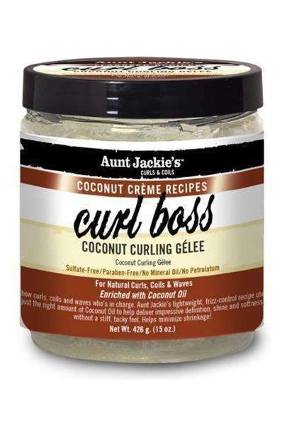 Aunt Jackie's Coconut Curl Boss Curling Gelee 15oz - Beautiful Black Hair
