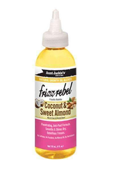 Aunt Jackie's "Frizz Rebel" Coconut & Sweet Almond Growth Oil - Beautiful Black Hair