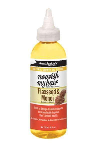 Aunt Jackie's "Nourish My Hair" Flaxeed & Monoi Growth Oil - Beautiful Black Hair