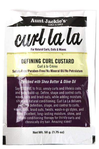 Aunt Jackie's Curls & Coils "Curl La La" Defining Curl Custard Packette - Beautiful Black Hair