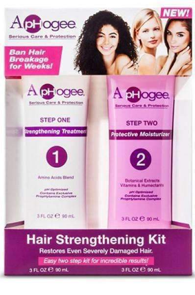 ApHogee Hair Strengthening Kit Step 1 & 2 - Beautiful Black Hair