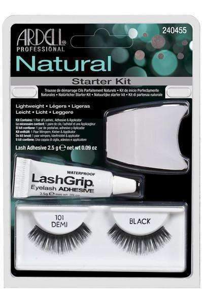 Ardell Natural Lashes Starter Kit - 101 Demi Black - Beautiful Black Hair