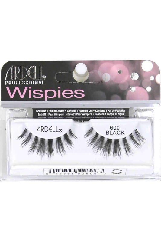 Ardell Wispies Lashes - 600 Black - Beautiful Black Hair