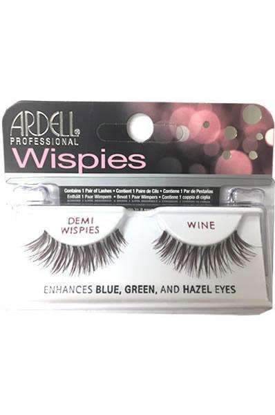 Ardell Wispies Lashes - Demi Wispies Wine - Beautiful Black Hair