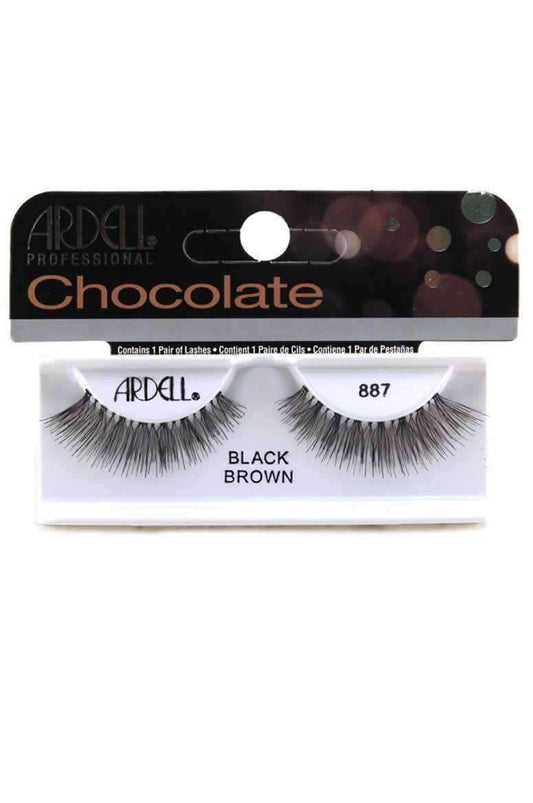 Ardell Chocolate Lashes - 887 Black Brown - Beautiful Black Hair