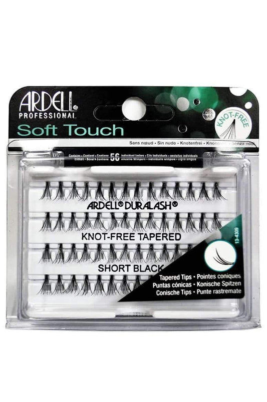 Ardell Soft Touch Individual Lashes - Knot-Free Short Black - Beautiful Black Hair