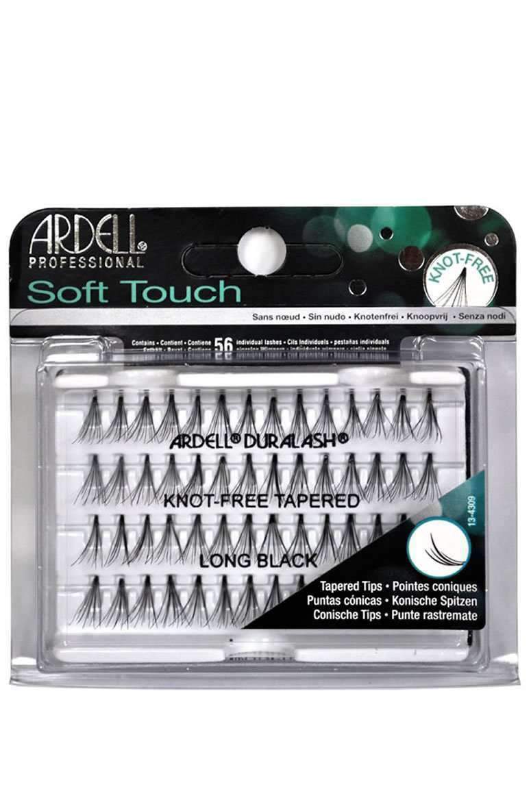 Ardell Soft Touch Individual Lashes - Knot-Free Long Black - Beautiful Black Hair