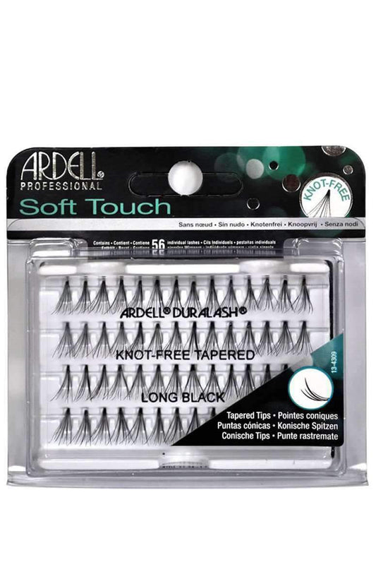 Ardell Soft Touch Individual Lashes - Knot-Free Long Black - Beautiful Black Hair