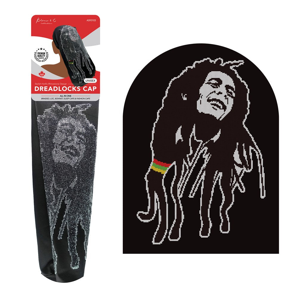 Fashion DreadLocks Cap - Bob Marley #93103
