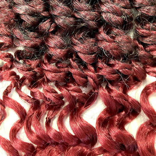 Climax Double Deep Corkscrew Crochet Braid 18"