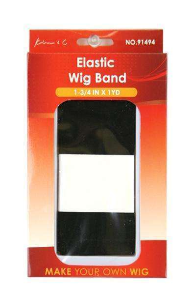 Elastic Wig Band 1 3/4" x 1 YD - Beautiful Black Hair