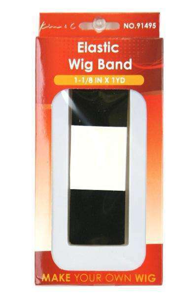 Elastic Wig Band 1 1/8 inch x 1 YD - Beautiful Black Hair