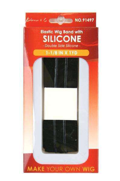 Elastic Wig Band w/ Double Sided Silicone - Beautiful Black Hair