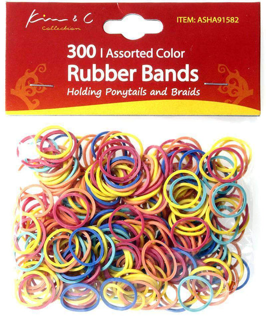 300 Rubber Band - Assorted - Beautiful Black Hair