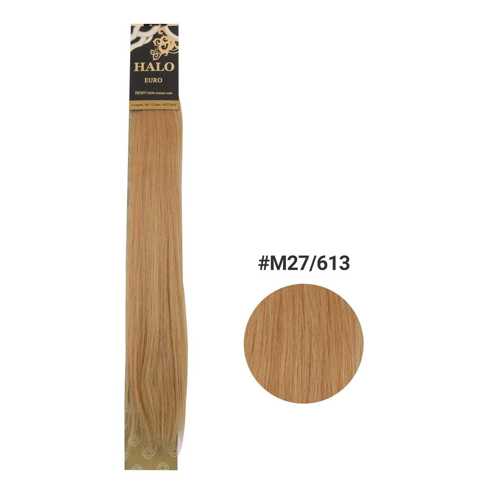 Climax HALO 100% Remy Human Hair Euro Tape In Extensions 18"