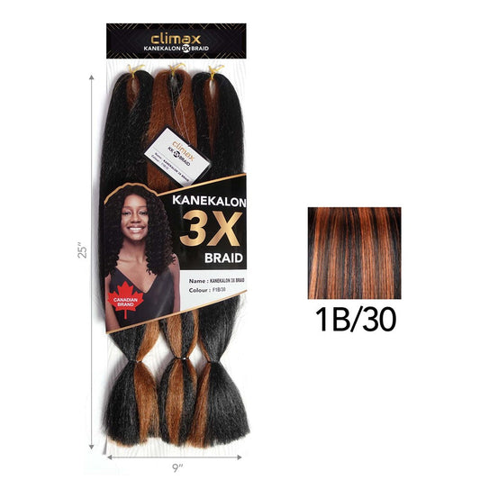 Climax 3X Kanekalon Braid 25"