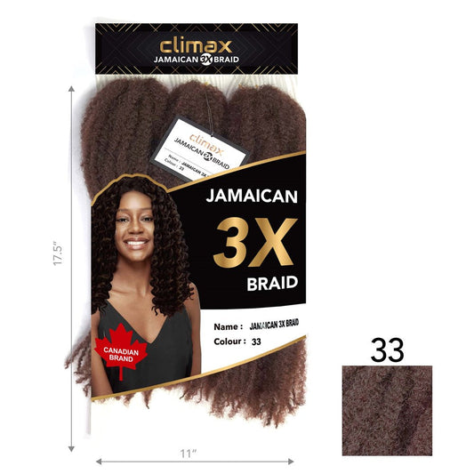 Climax 3X Jamaican Braid 17.5"