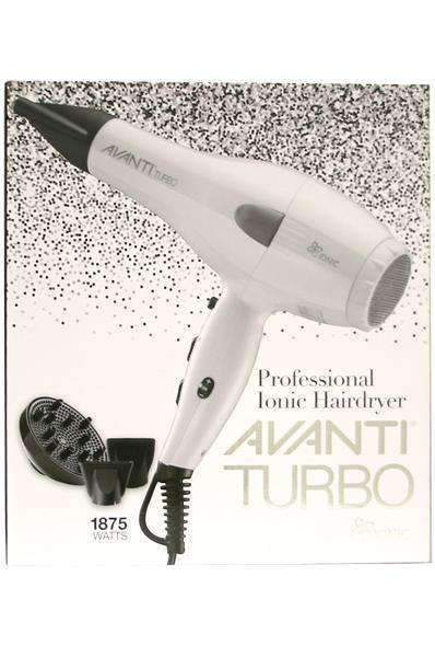 Avanti Turbo Professional Ionic Hairdryer 1875W - Beautiful Black Hair
