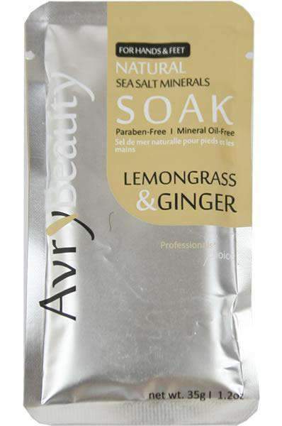 Avry Beauty Sea Salt Soak - Lemongrass & Ginger - Beautiful Black Hair