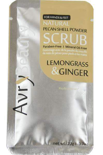 Avry Beauty Natural Mani/Pedi Scrub - Lemongrass & Ginger - Beautiful Black Hair