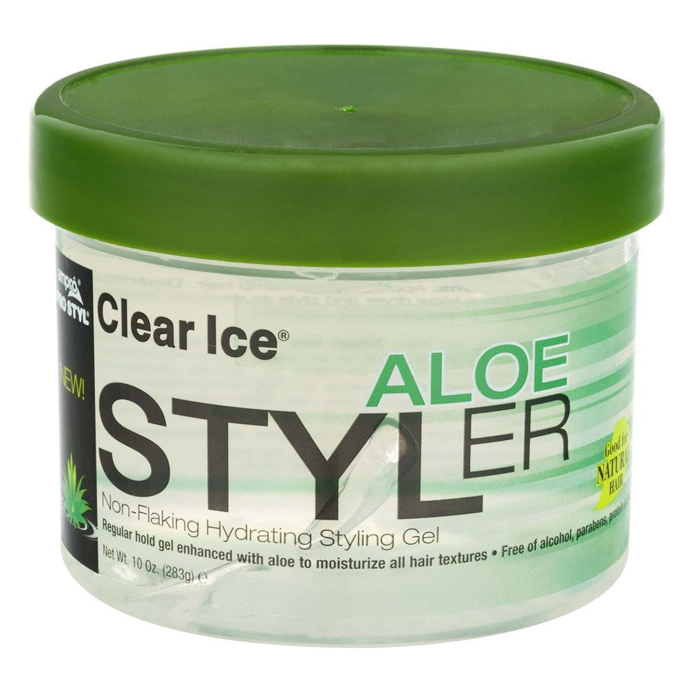 Ampro Clear Ice Aloe Styling Gel 10oz