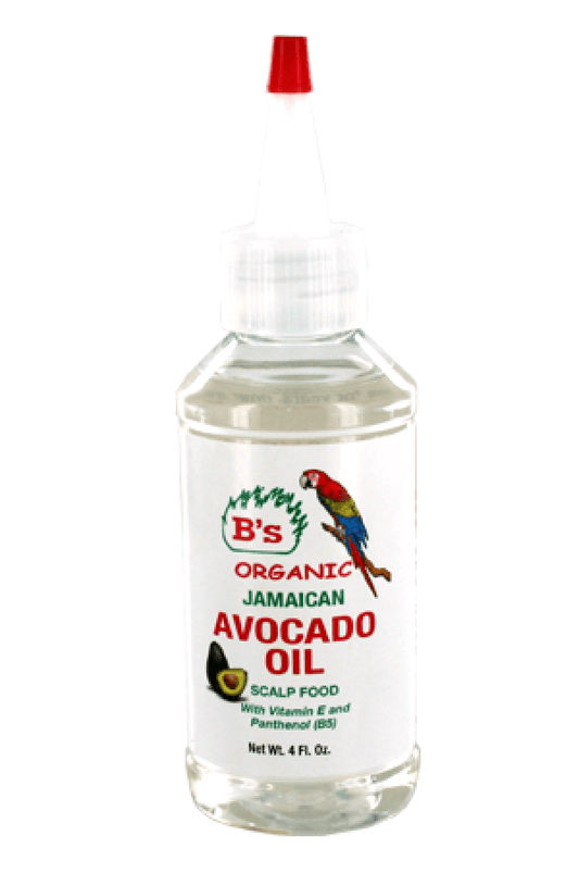 B's Organic Jamaican Avocado Oil Scalp Food - Beautiful Black Hair