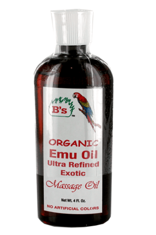 B's Organic Emu Oil Massage Oil - Beautiful Black Hair