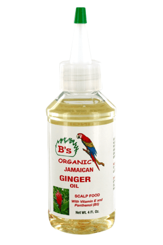 B's Organic Jamaican Ginger Oil Scalp Food - Beautiful Black Hair