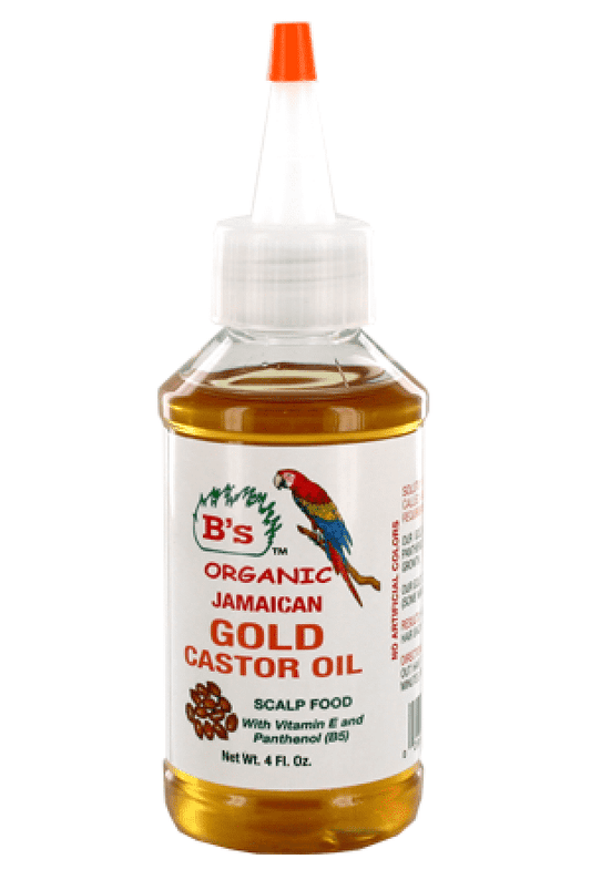 B's Organic Jamaican Gold Castor Oil Scalp Food - Beautiful Black Hair