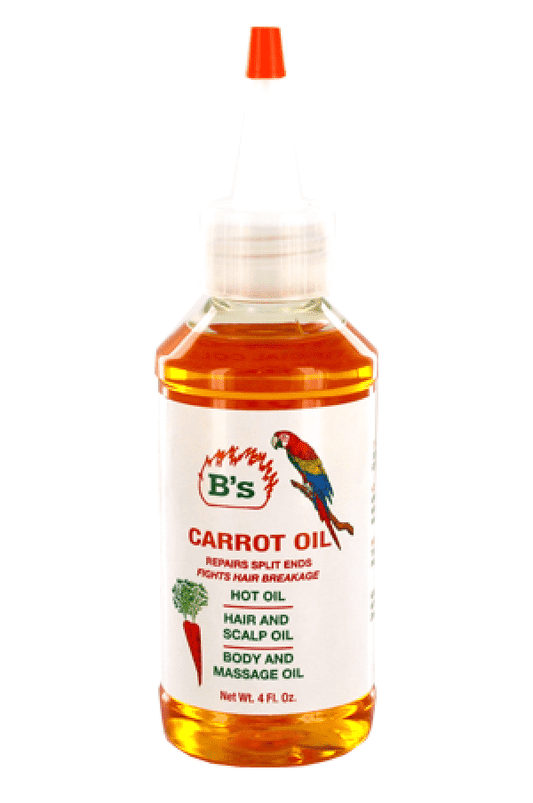 B's Organic Carrot Oil - Beautiful Black Hair