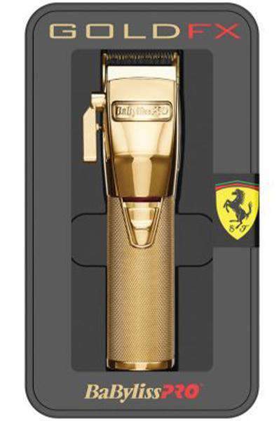 BaByliss Pro GoldFX Metal Lithium Clipper - Beautiful Black Hair