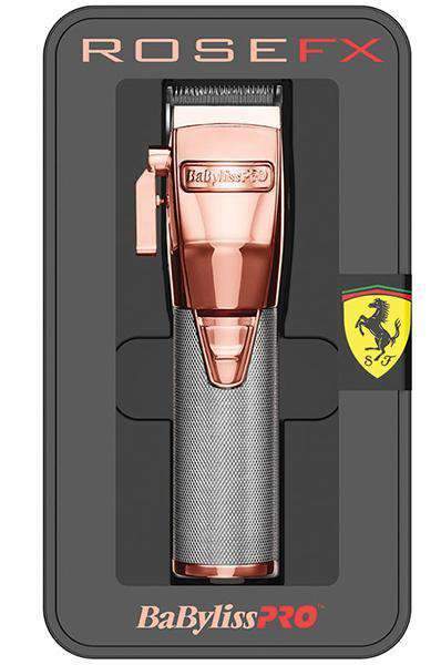 BaByliss Pro ROSEFX Metal Lithium Clipper - Beautiful Black Hair