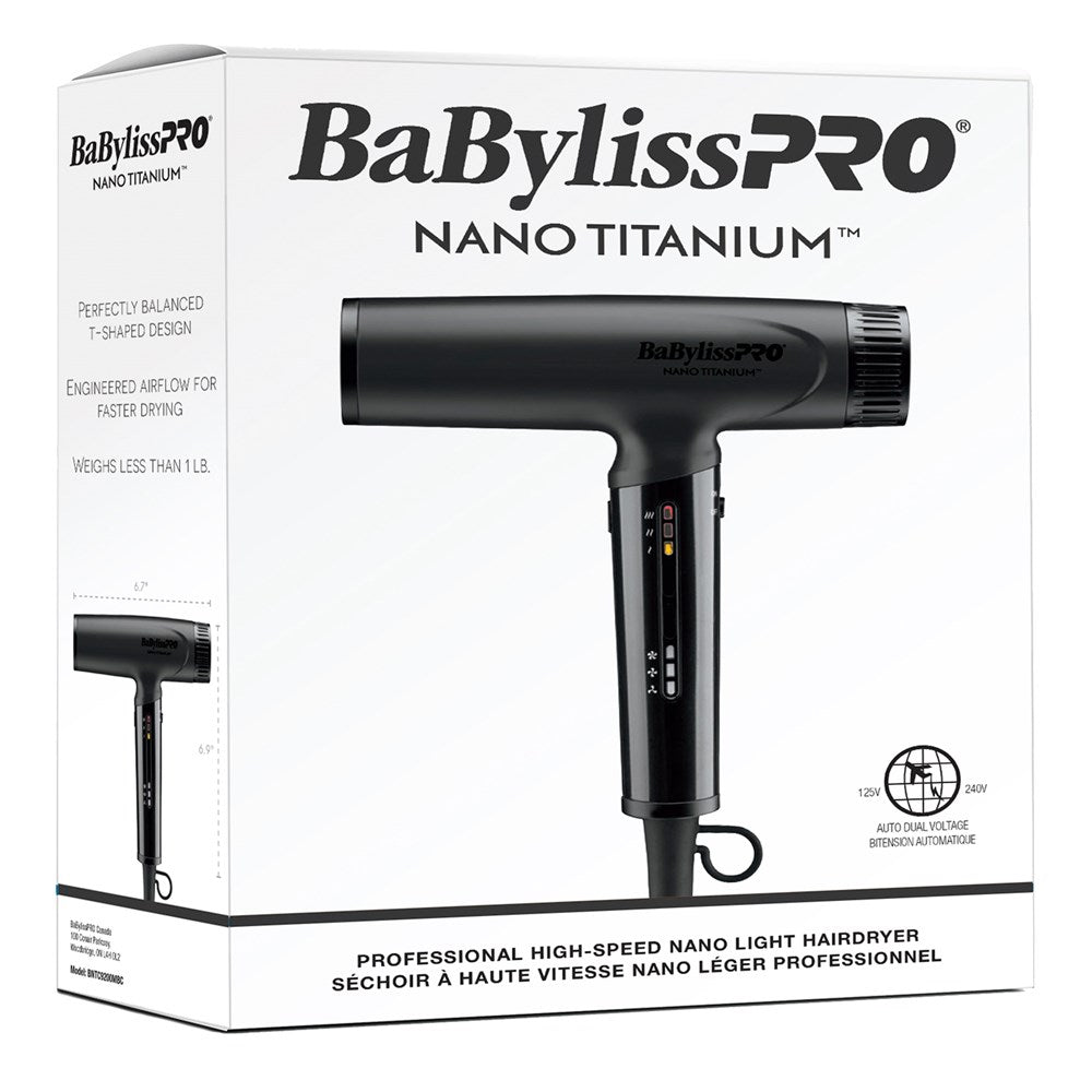 BaByliss Pro Nano Titanium High Speed Nano Light Hair Dryer