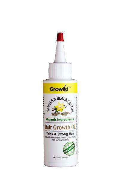 Growild Vanilla & Black Castor Hair Growth Oil - Beautiful Black Hair