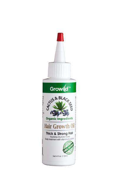 Growild Cactus & Black Seed Hair Growth Oil - Beautiful Black Hair