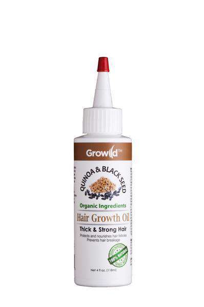Growild Quinoa & Black Seed Hair Growth Oil - Beautiful Black Hair