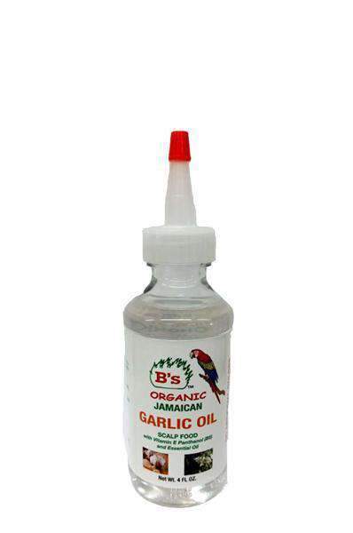 B's Organic Jamaican Garlic Oil Scalp Food - Beautiful Black Hair