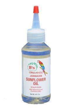 B's Organic Jamaican Sunflower Oil - Beautiful Black Hair
