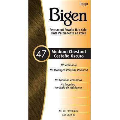 Bigen Permanent Powder Hair Color - 47 Medium Chestnut - Beautiful Black Hair