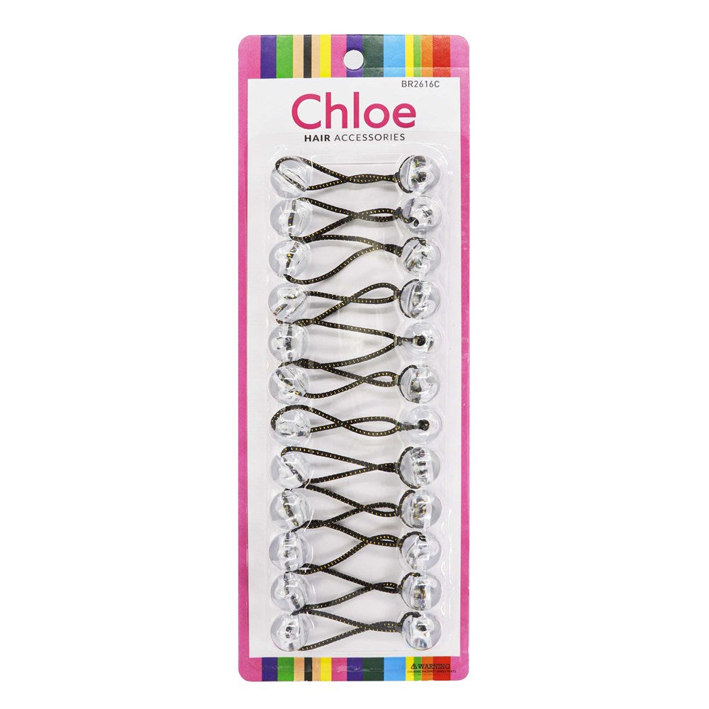 Chloe Hair Baubles - Clear #BR2616C - Dollar Deals